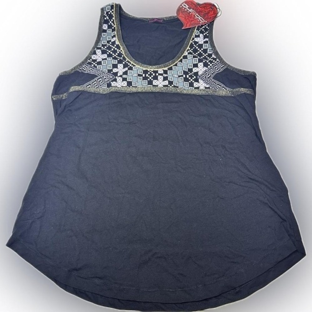 Custo Barcelona Y2K Vintage Sleeveless Tank‎ Top Shirt (Size XL) KC NWT